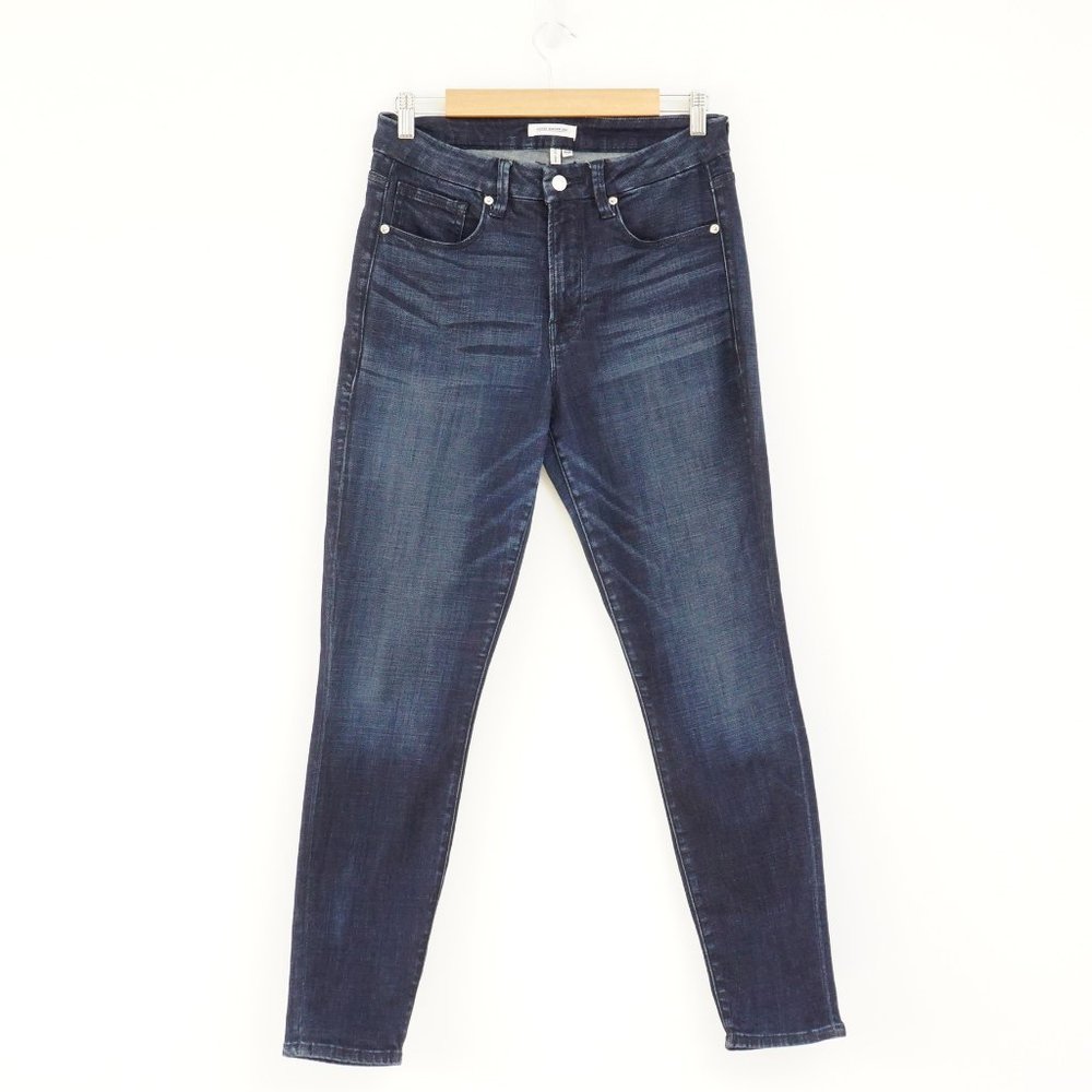 Good American Good Legs Women's Dark Wash Skinny Jeans in Blue 183 30